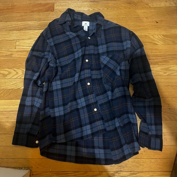 3 different colored flannels two h and m one George - Picture 1 of 5